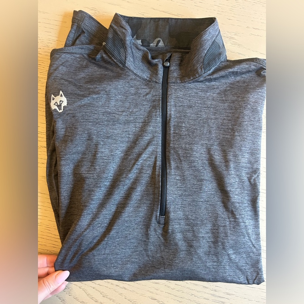 Gray Greyson Sport Quarter-Zip Pullover